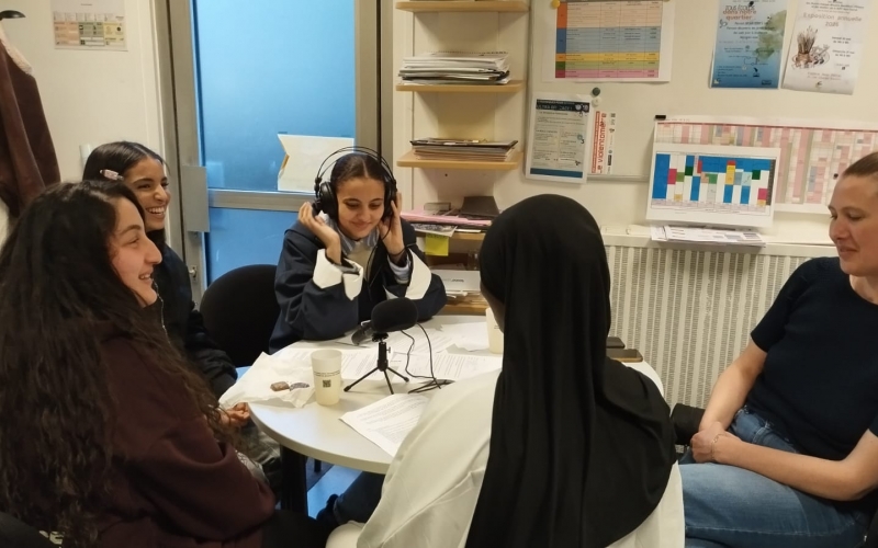 enregistrement du podcast